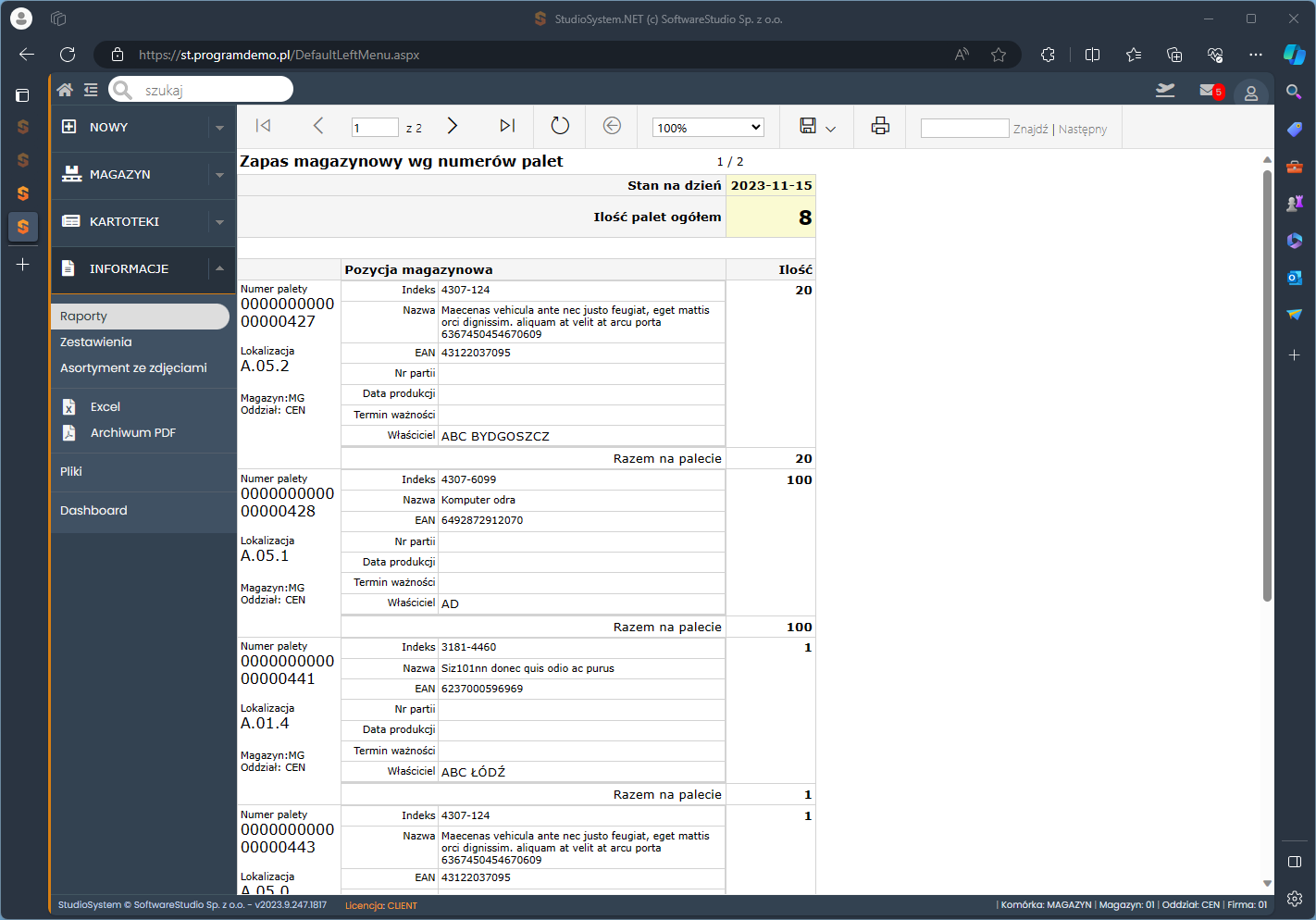 Program WMS, producent aplikacji internetowych